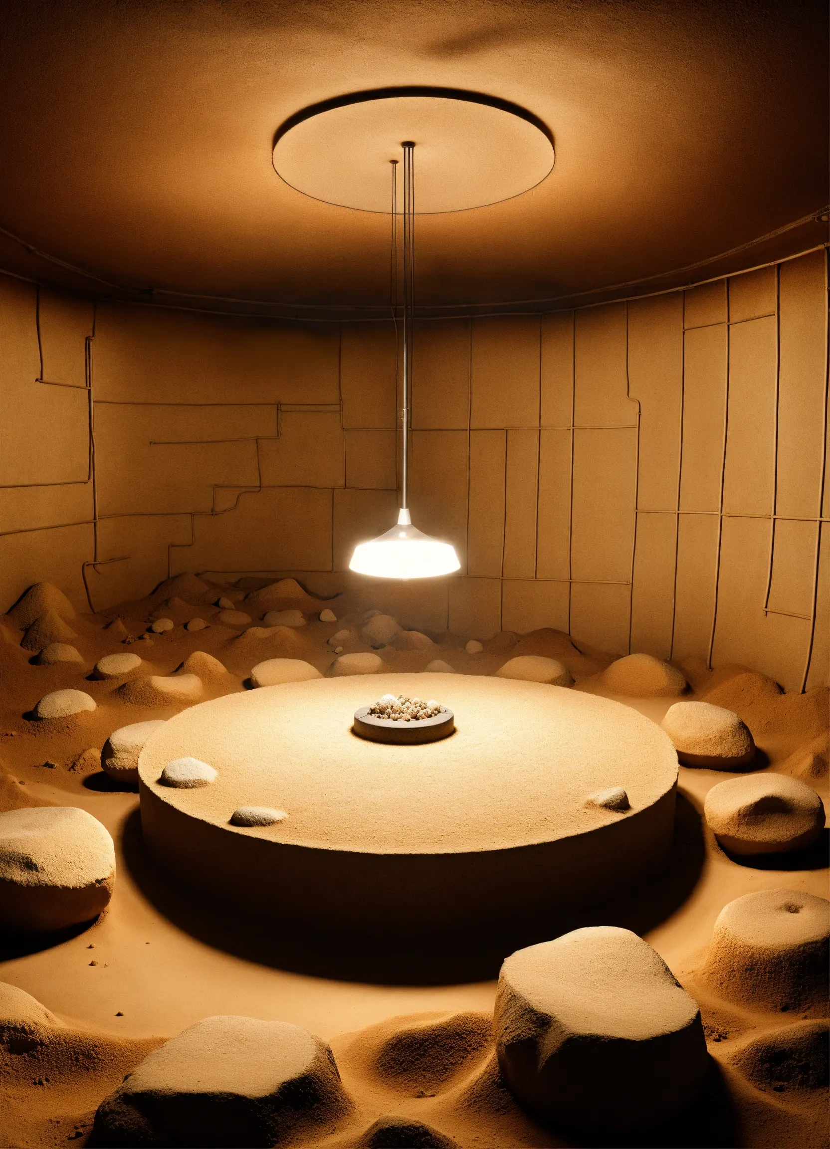 Designer selecting eco-friendly materials with client